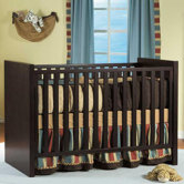 Milano Convertible Crib in Mocacchino