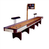 Classic Coin Operated Shuffleboard with Optional Accessories