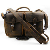 16" Leather Travel Tote
