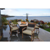 Luxum 7 Piece Fire-Dining Collection