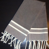 Fouta Herringbone Stripe Guest Towel