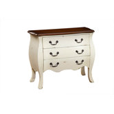 Bombay Chest in Distressed Buttermilk