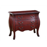 Bombay Chest in Distressed Ming Red