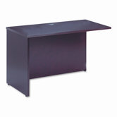 Rich Wood Veneer 29" H x 48" W Left Desk Return