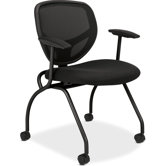 Mesh Back Nesting Guest Chair (Set of 2)