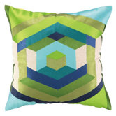 Hexagon Linen Pillow