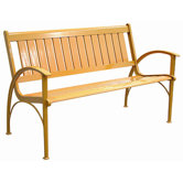 Contempo Cast Aluminum Park Bench