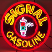 Signal Gasoline Neon Sign