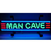 Man Cave Neon Sign in Red,  Green and Blue