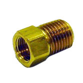 1/4" Male Pipe Thread x 1/4" Inverted Female Flare