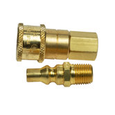 Propane or Natural Gas 1/4" Quick Connector and Excess Flow Male Plug