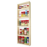 30" On The Wall Spice Rack