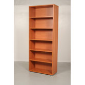 Pierce Office Six Shelf Bookcase in Light Cherry