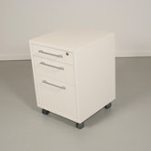 Pierce Office Mobile File in Black Woodgrain