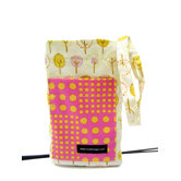 Trees and Plaid Pink Crutch Bag