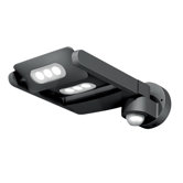 24,9cm LED Wandleuchte "Ledspot" in Graphit