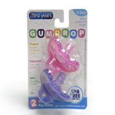 GumDrop Neutral Pacifier in Pink / Purple