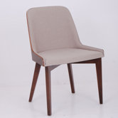 Hudson Side Chair with Wood Legs