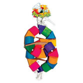Bodacious Bites Double Donut Large Bird Toy