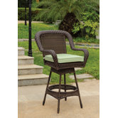 South Sea Rattan Outdoor Barstools