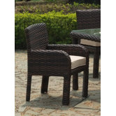 Saint Tropez Wicker Dining Arm Chair