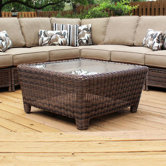 Del Ray Wicker Ottoman