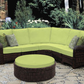 Saint Tropez Sectional Deep Seating Group
