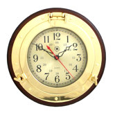 Brass Porthole Clock