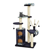 Feline Nuvo Playhouse Cat Furniture in Blue