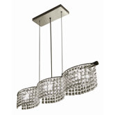 Glam 3 Light Pendant Chandelier