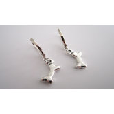 Bow-Wow Drop Earrings