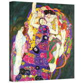 Gustav Klimt ''Virgins'' Canvas Art