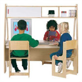 Twin Computer Desk Center