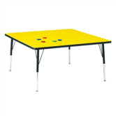 KYDZ Toddler Height Activity Table- Square (48" x 48")