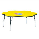 KYDZ Toddler Height Activity Table- Six Leaf(60" Diameter)