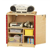 KYDZ Lockable Media Cart - Rectangular (24" x 20")