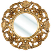 Roccoco Round Mirror