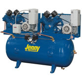80 Gallon 10 HP Single Stage Duplex Electric Stationary Air Compressor