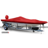 Aluminum V-Jon Boat Cover with High Center Console