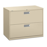 600 Series 36" W Two-Drawer Lateral File