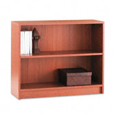 1870 Series Bookcase, 2 Shelves, 36w x 11-1/2d x 29-7/8h, Henna Cherry