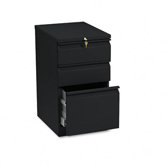 Efficiencies Mobile Pedestal File with One File/Two Box Drawers, 19-7/8D