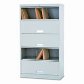 600 Series 5-Shelf Steel Receding Door File, Legal