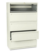 700 Series Five-Drawer Lateral File w/roll-Out & Posting Shelves, 42w, PY