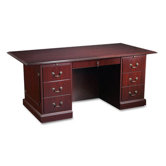 94000 Series Computer Desk with Traditional Edge Corner