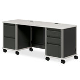 Mobile Metal Desk