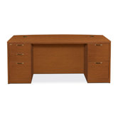 11500 Series Valido Double Pedestal Bow Top Desk