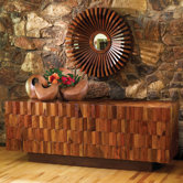 Washboard 87" TV Stand