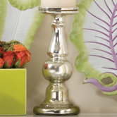 Baluster Glass Candlestick