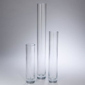 Clear Tube Vase